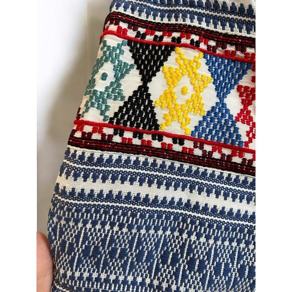 Tigerlily NWT Aztec Western Heavy Weave Shorts Blue Red Embroidered 4 | REVOLVE - Picture 3 of 13